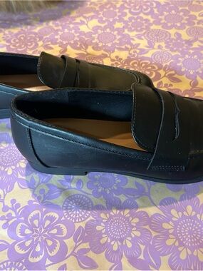 Kensie Black Classic Penny Loafers